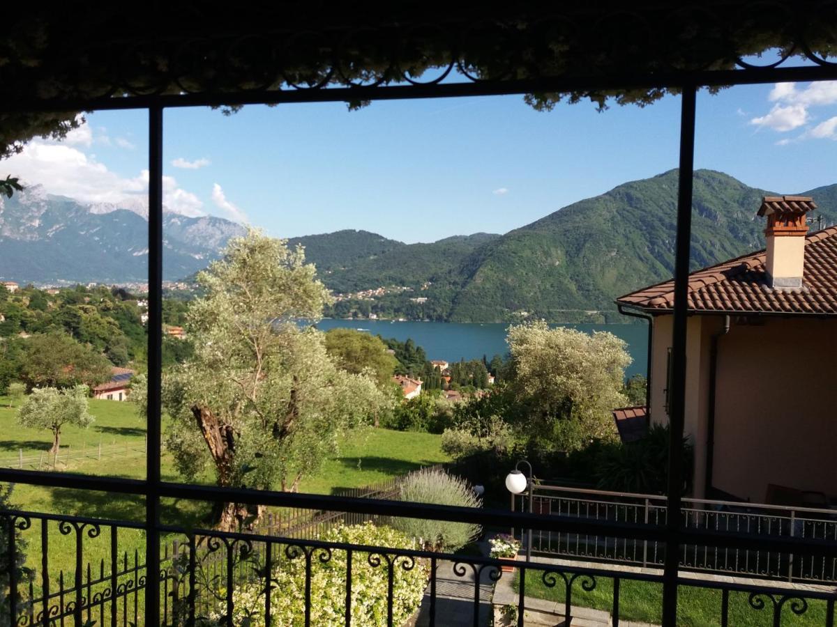Casa Intignano - Camera Con Bagno E Portico Vista Lago Tremezzo Exterior photo